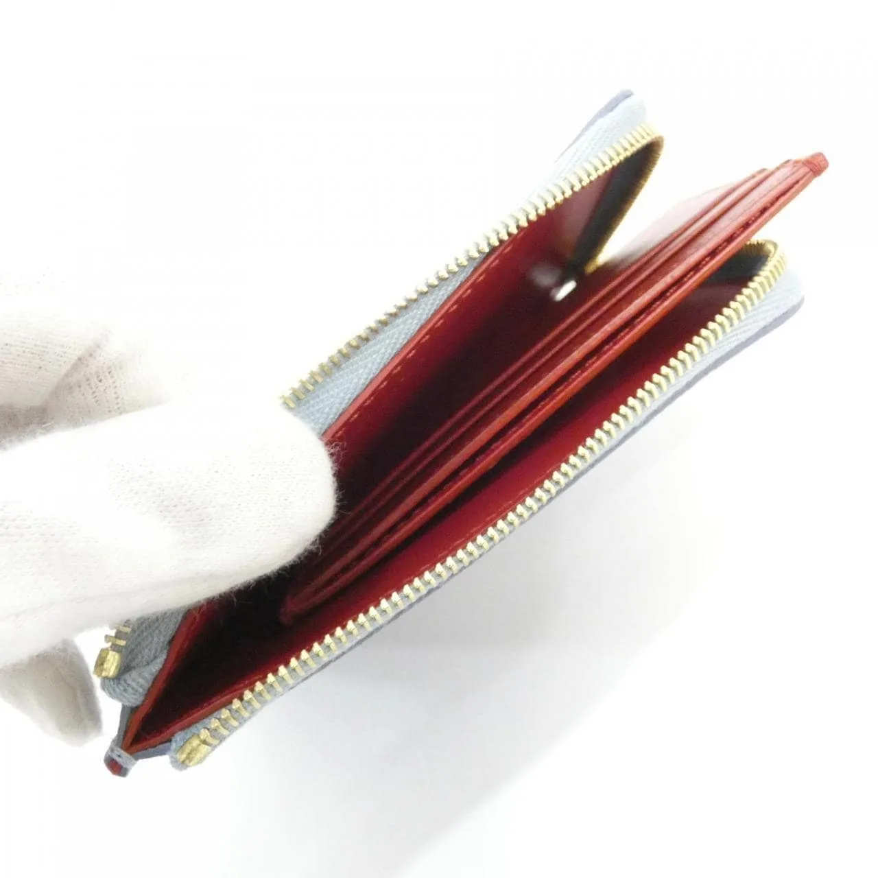 CELINE 10D883CIW Coin Case Lambskin Black Lambskin Rank A - Thumbnail 5