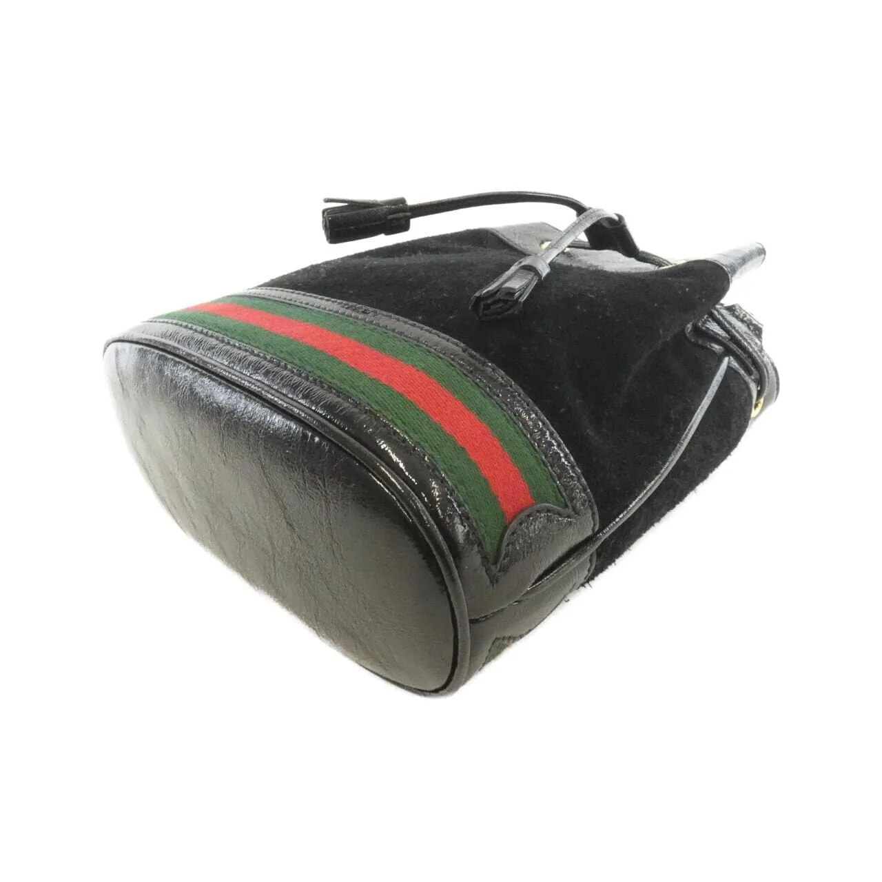 GUCCI Ophidia 550621 D6ZYB Handbag Patent Leather Black Patent Leather Rank A - Thumbnail 3