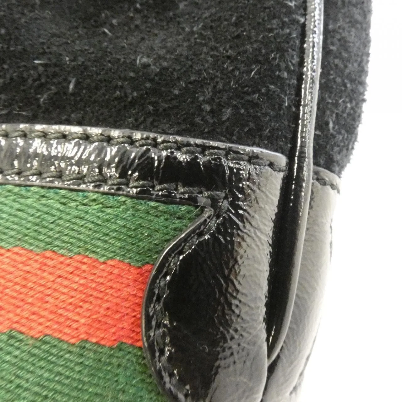 GUCCI Ophidia 550621 D6ZYB Handbag Patent Leather Black Patent Leather Rank A - Thumbnail 4