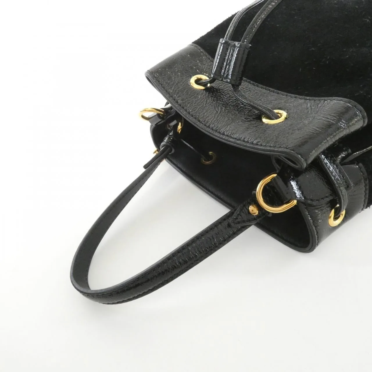 GUCCI Ophidia 550621 D6ZYB Handbag Patent Leather Black Patent Leather Rank A - Thumbnail 5