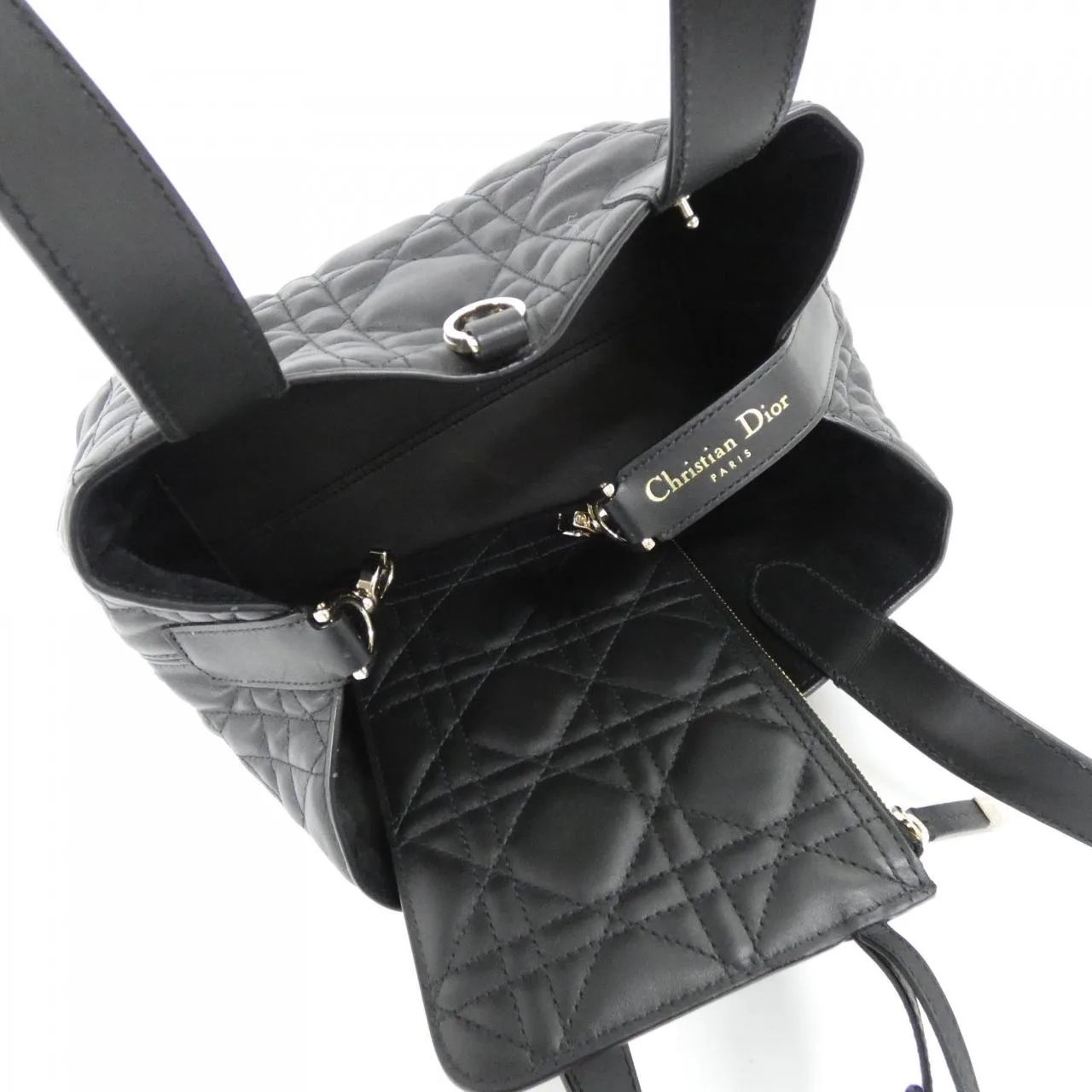 DIOR Toujours M2822OSHJ Handbag 黑色 中古品A - 縮圖 10