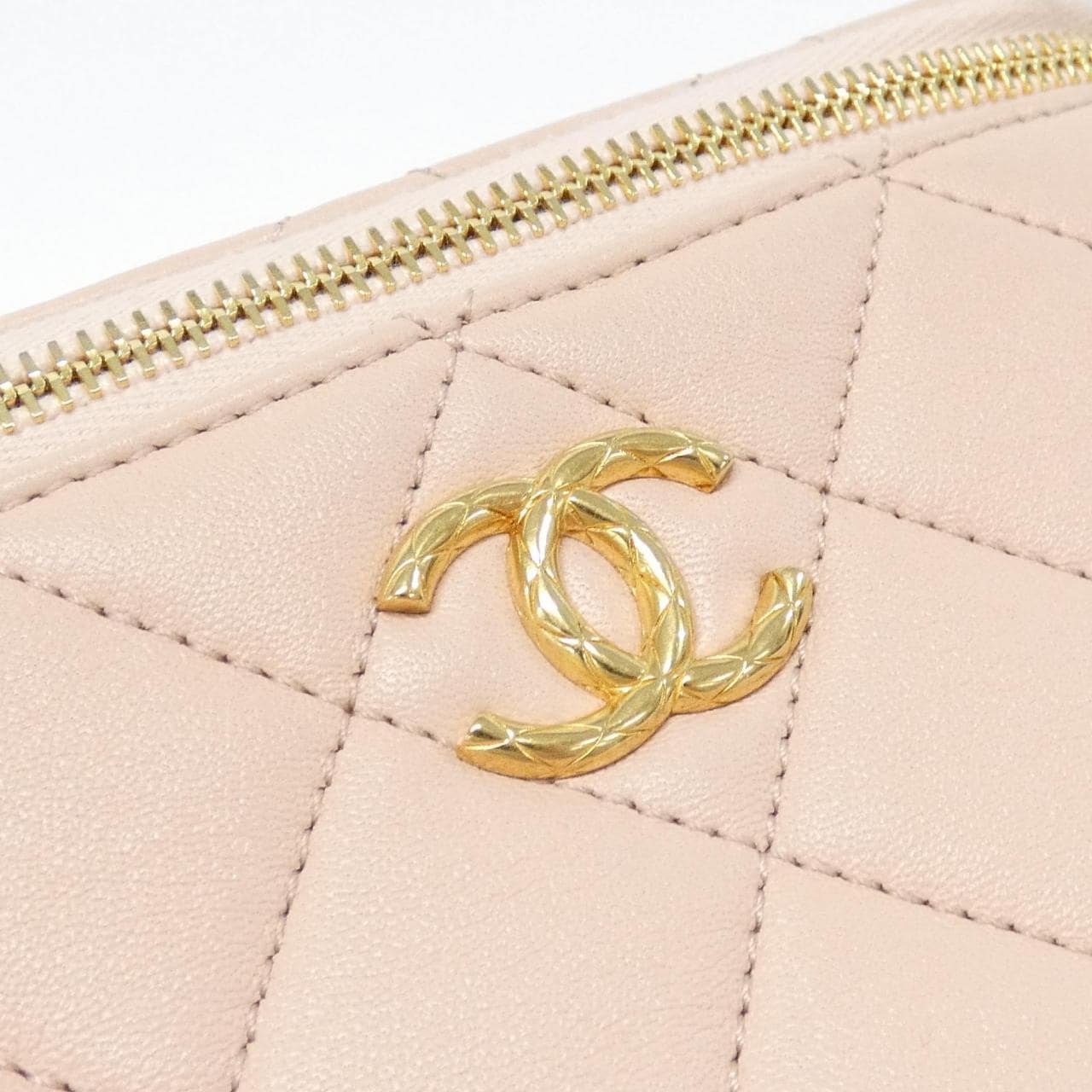 CHANEL Handbag Lambskin Pink Lambskin Rank A - Thumbnail 5