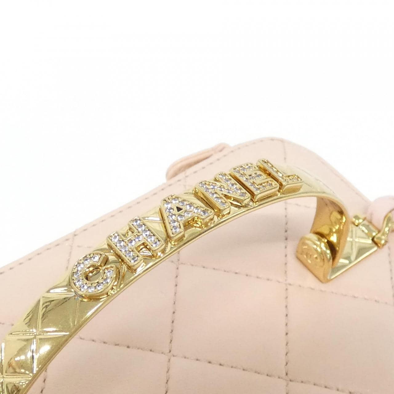 CHANEL Handbag Lambskin Pink Lambskin Rank A - Thumbnail 6