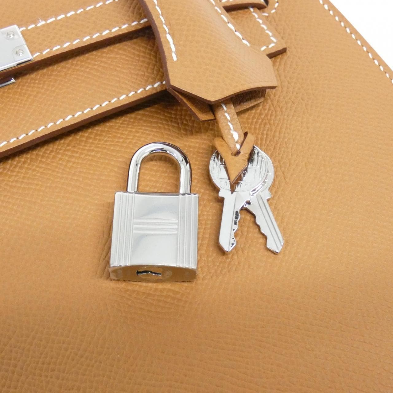 HERMES 038416CK Handbag Epsom Gold Epsom Leather - Thumbnail 4