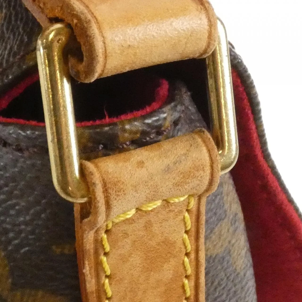 LOUIS VUITTON M51179 Shoulder Monogram 黑色 Monogram 中古品B - 縮圖 7