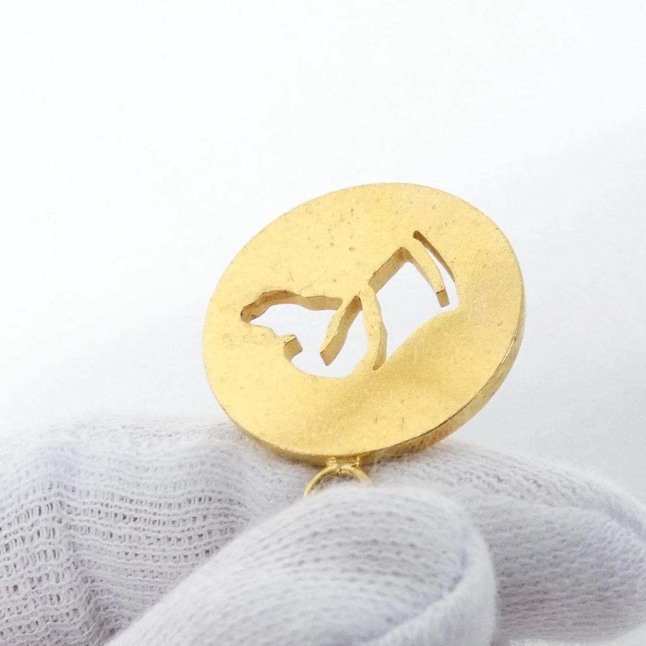 HERMES 052300F Wallet Gold Rank A - Thumbnail 4