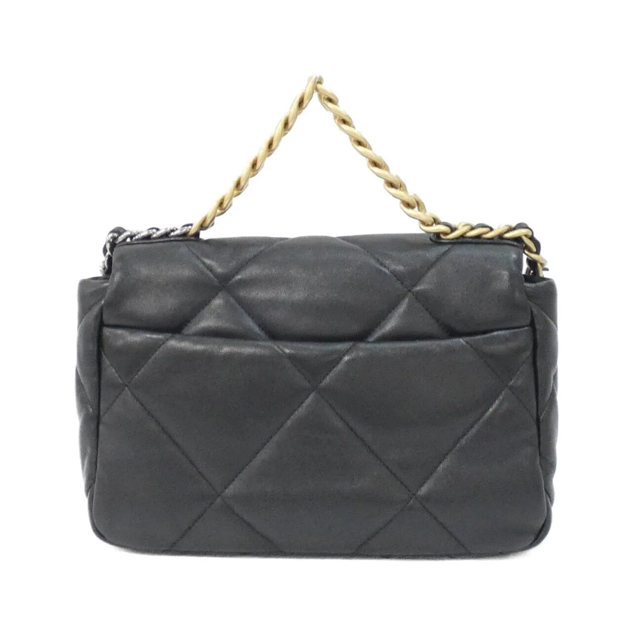 CHANEL Chanel 19 AS1160 Shoulder Lambskin 黑色 羊皮 中古品A - 縮圖 2