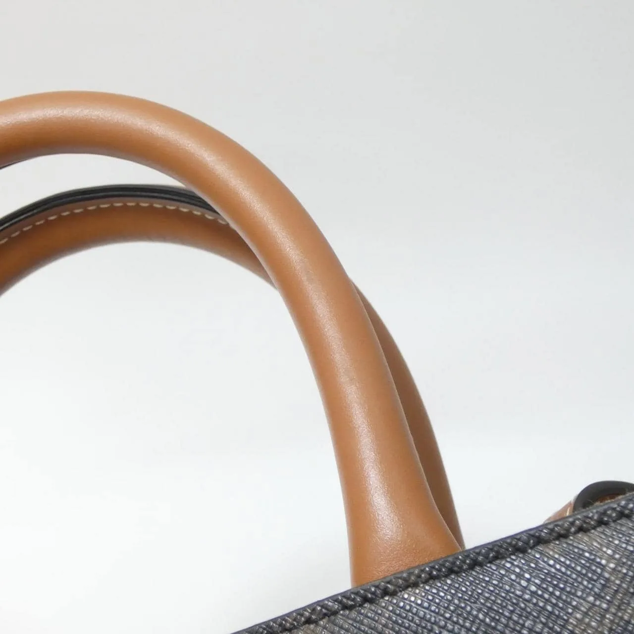 CELINE Cabas 194372BZK Handbag Canvas 黑色 帆布 中古品A - 縮圖 6