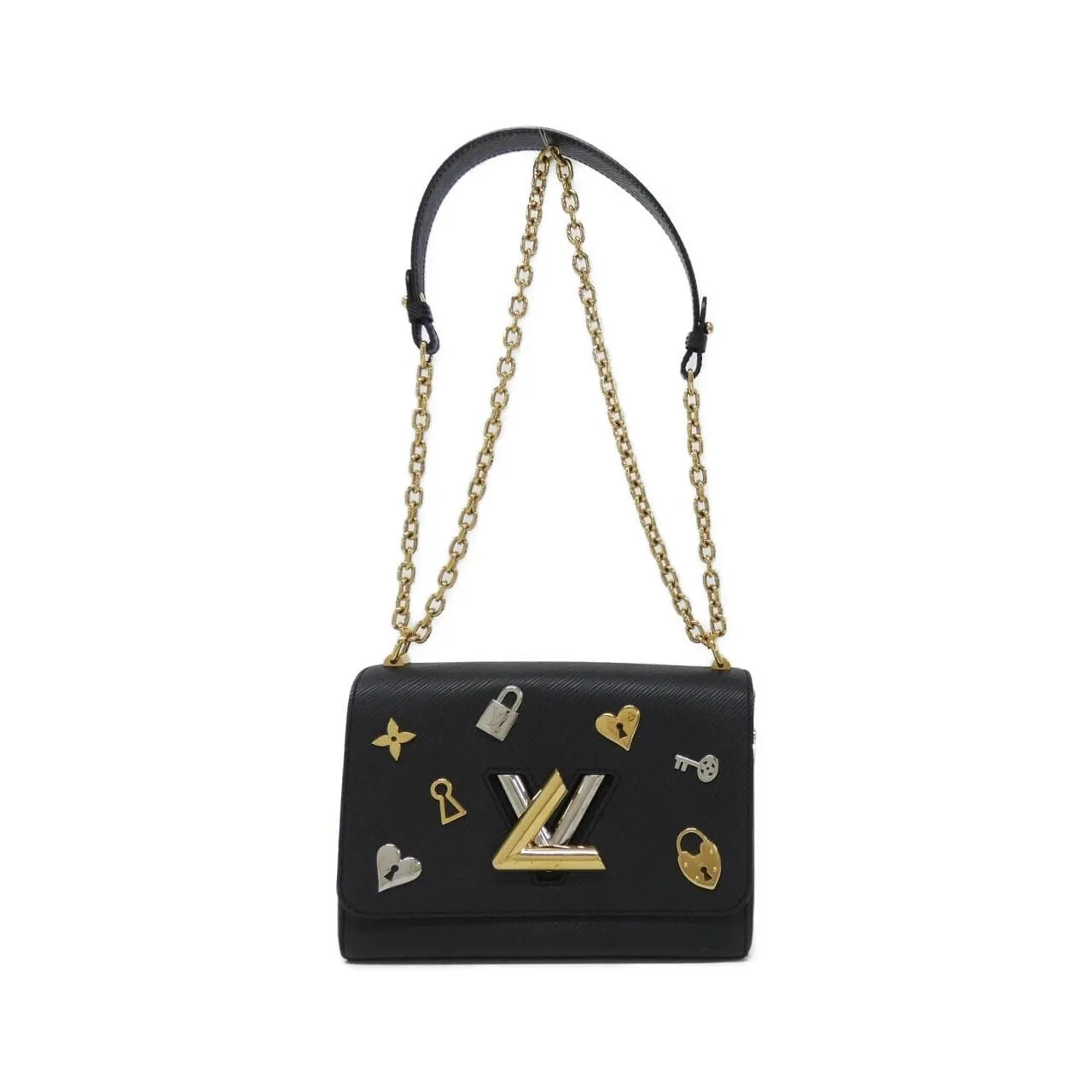 LOUIS VUITTON Twist M52891 Shoulder Epi Black