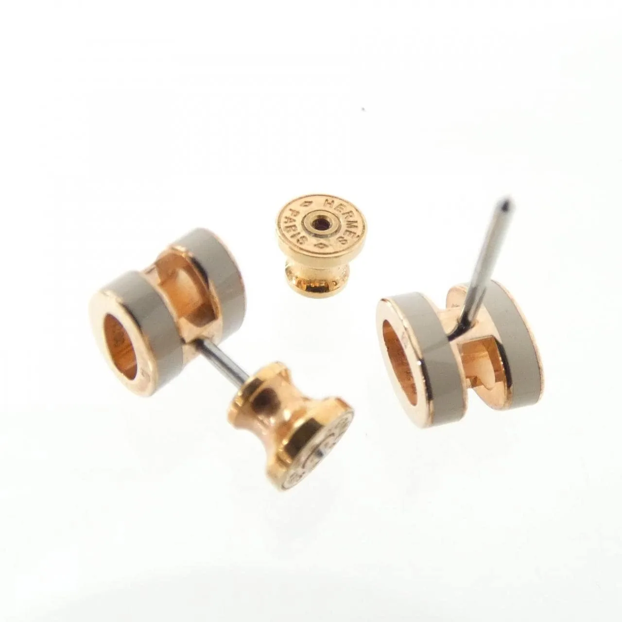 HERMES 608002FO Accessories 黑色 中古品A - 縮圖 3