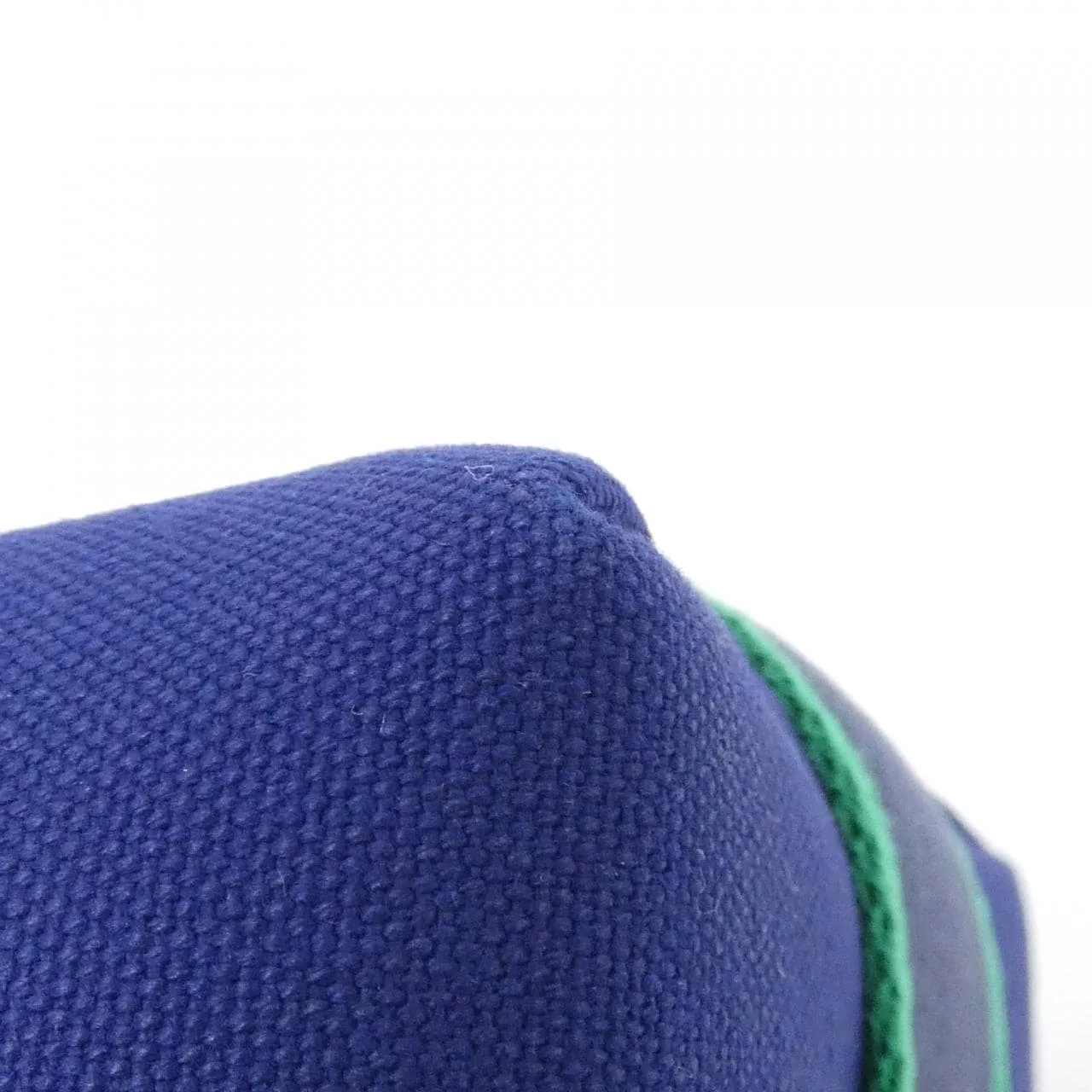 HERMES 103222M Pouch Canvas 黑色 帆布 中古品A - 縮圖 3