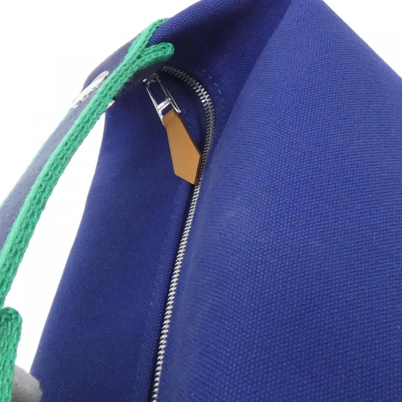 HERMES 103222M Pouch Canvas 黑色 帆布 中古品A - 縮圖 4