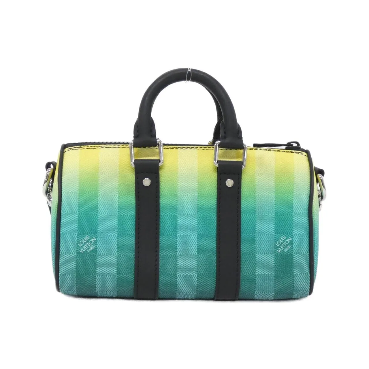 LOUIS VUITTON Keepall M59949 Boston Damier 黑色 Damier 中古品A - 縮圖 2