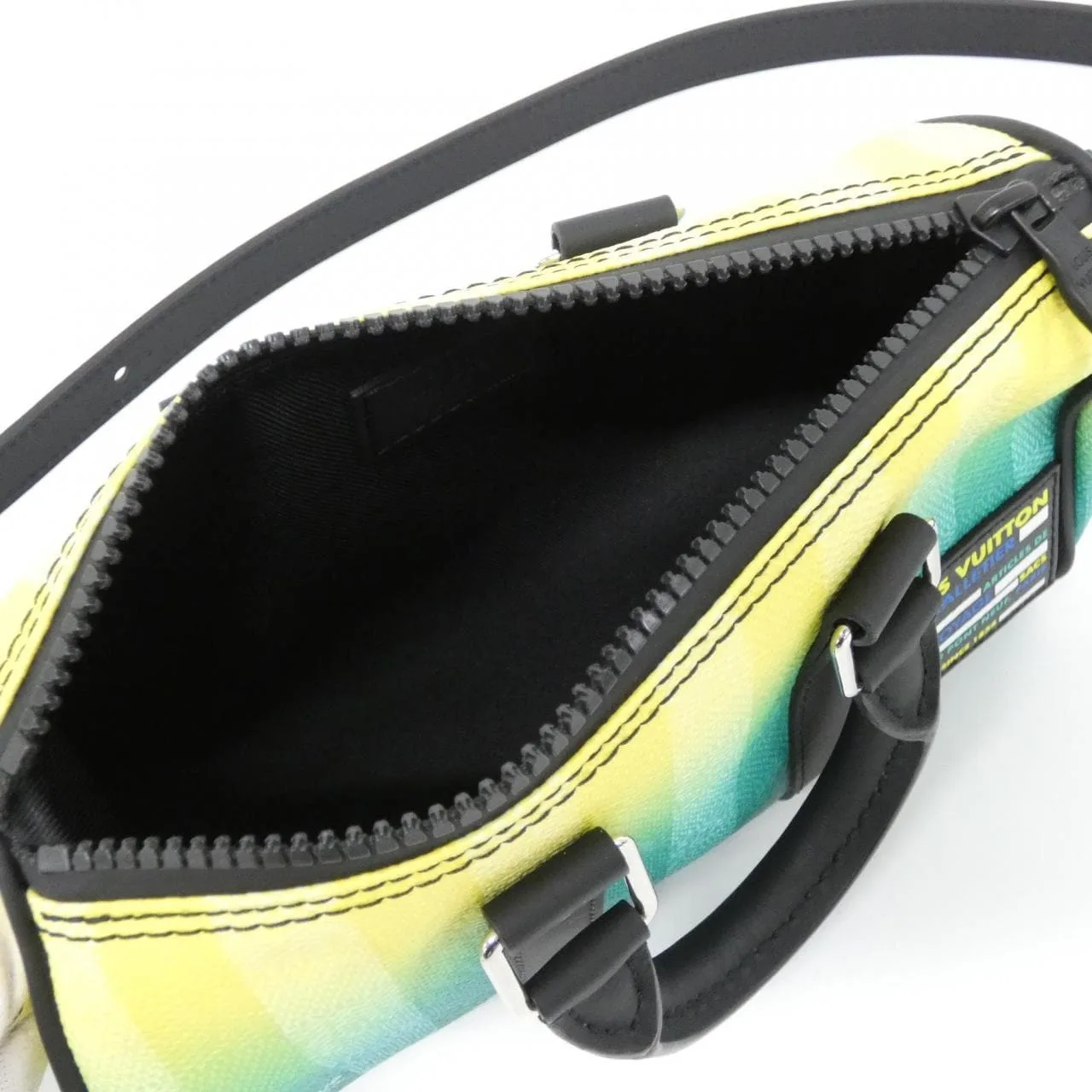 LOUIS VUITTON Keepall M59949 Boston Damier 黑色 Damier 中古品A - 縮圖 6