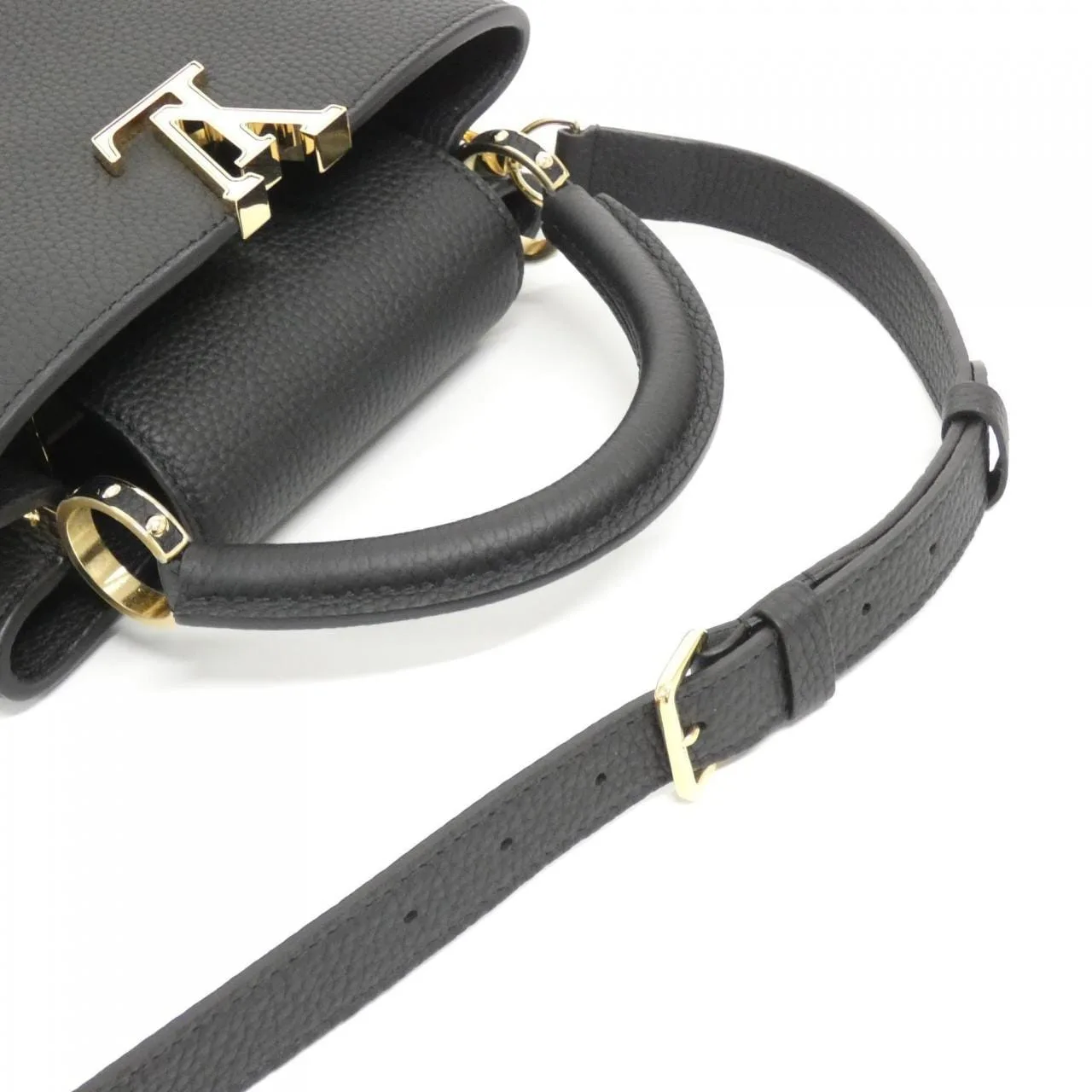 LOUIS VUITTON Capucines M28197 Handbag 黑色 中古品A - 縮圖 7