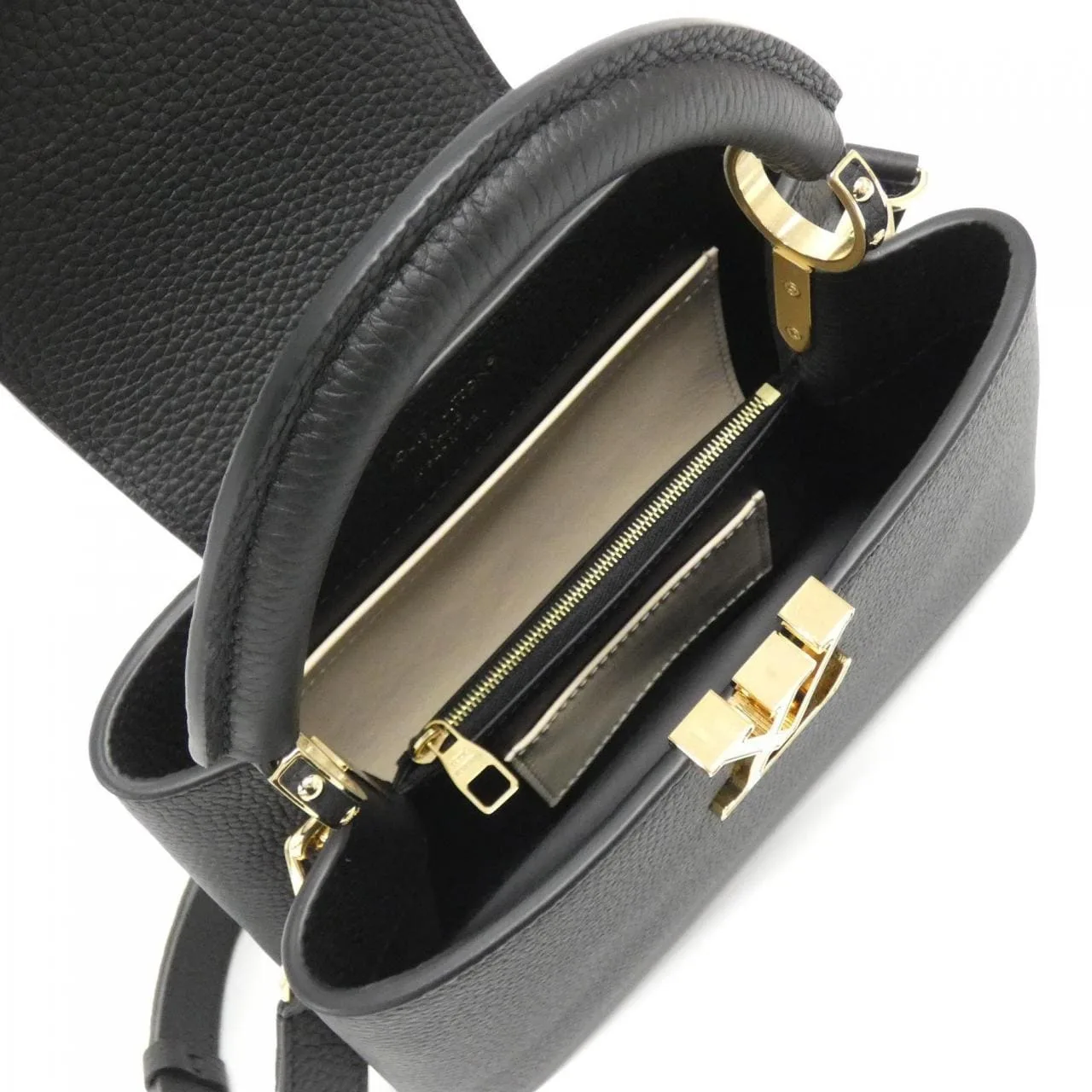 LOUIS VUITTON Capucines M28197 Handbag 黑色 中古品A - 縮圖 8