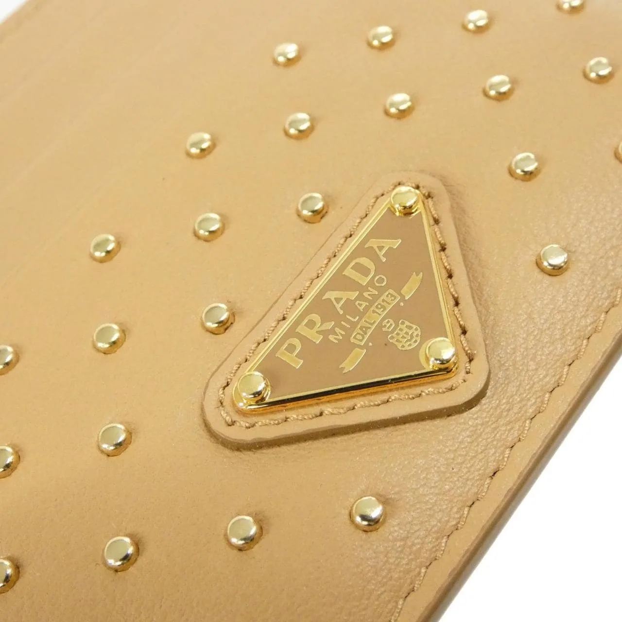 PRADA 1MC025 Card Case 黑色 中古品A - 縮圖 4