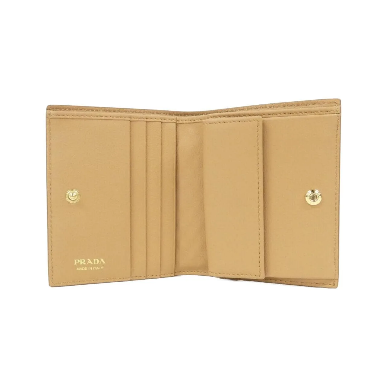 PRADA 1MV204 Wallet 黑色 中古品A - 縮圖 5