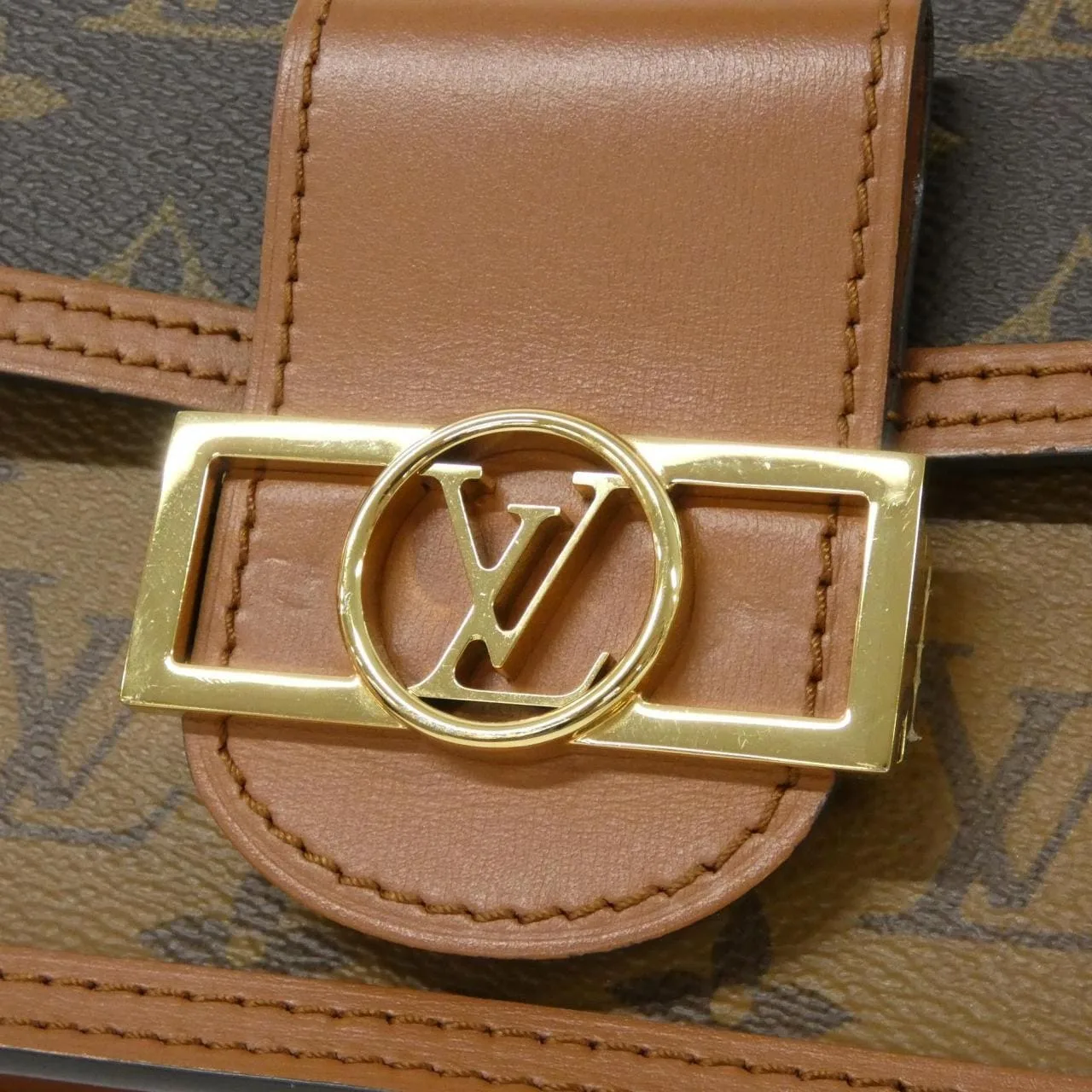 LOUIS VUITTON Dauphine M68746 Wallet Monogram Black Monogram Rank A - Thumbnail 5