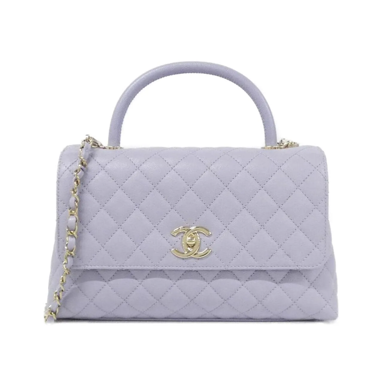 CHANEL Matelasse 92991 Handbag Grained Calfskin