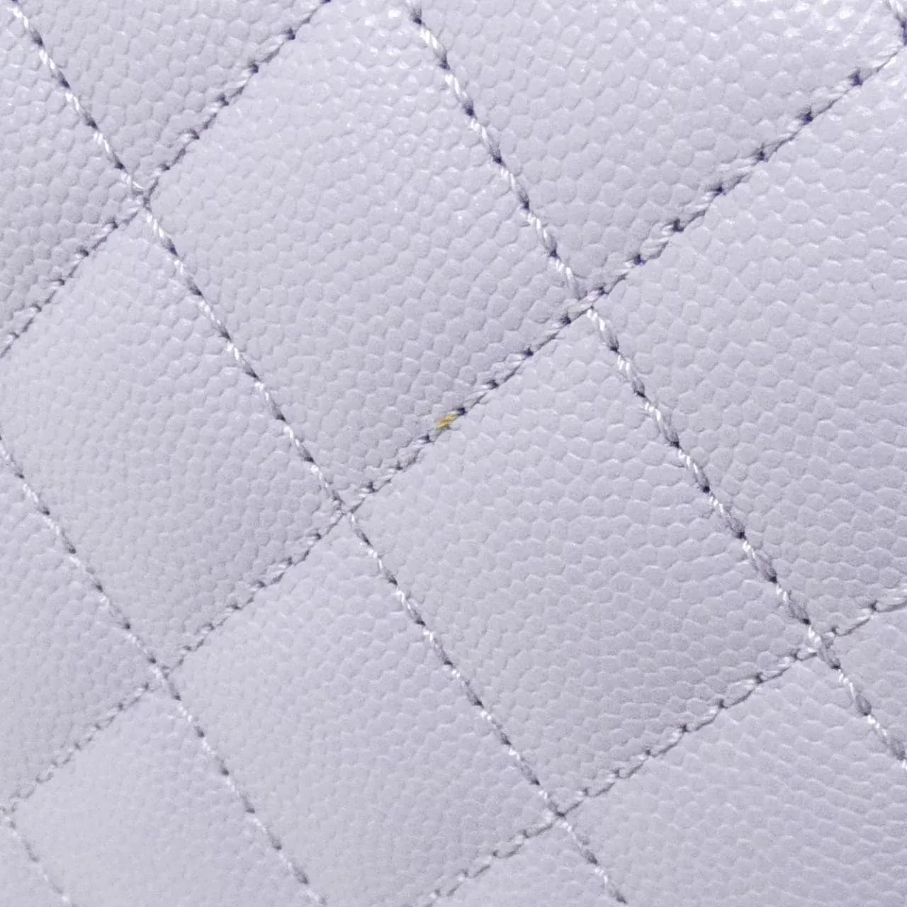 CHANEL Matelasse 92991 Handbag Grained Calfskin 紫色 荔枝紋牛皮 中古品A - 縮圖 7