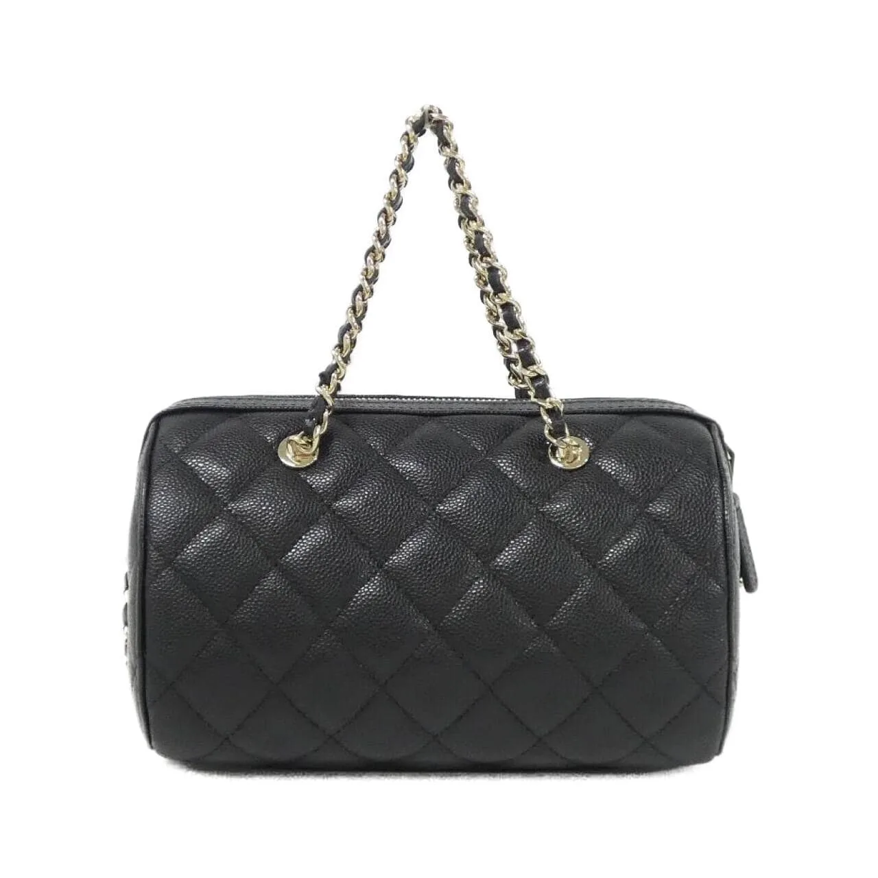 CHANEL Timeless Classic AP4474 Handbag Grained Calfskin Black Grained Calfskin Rank A - Thumbnail 2