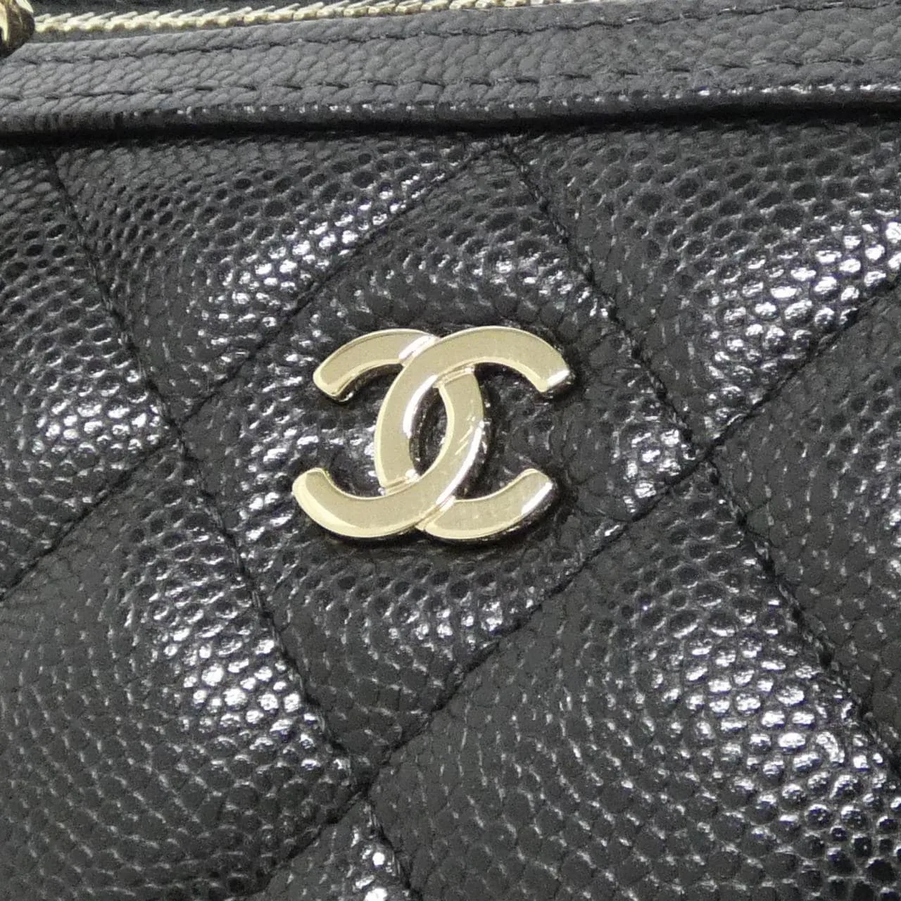 CHANEL Timeless Classic AP4474 Handbag Grained Calfskin Black Grained Calfskin Rank A - Thumbnail 4