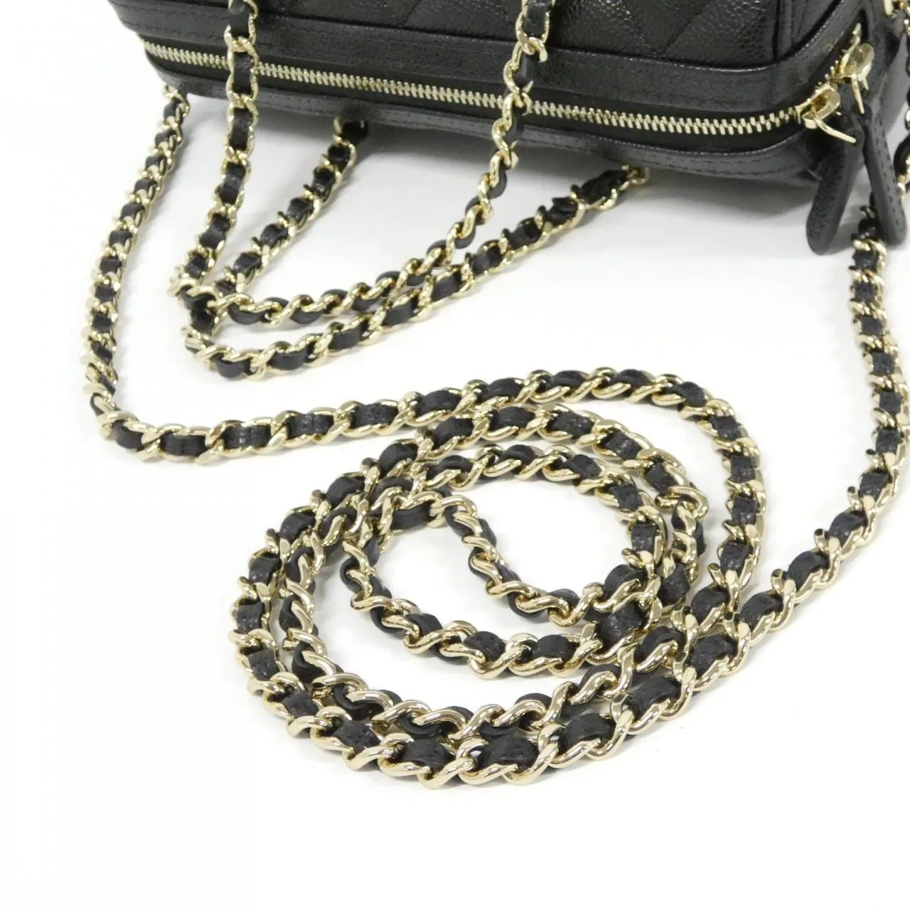 CHANEL Timeless Classic AP4474 Handbag Grained Calfskin Black Grained Calfskin Rank A - Thumbnail 7