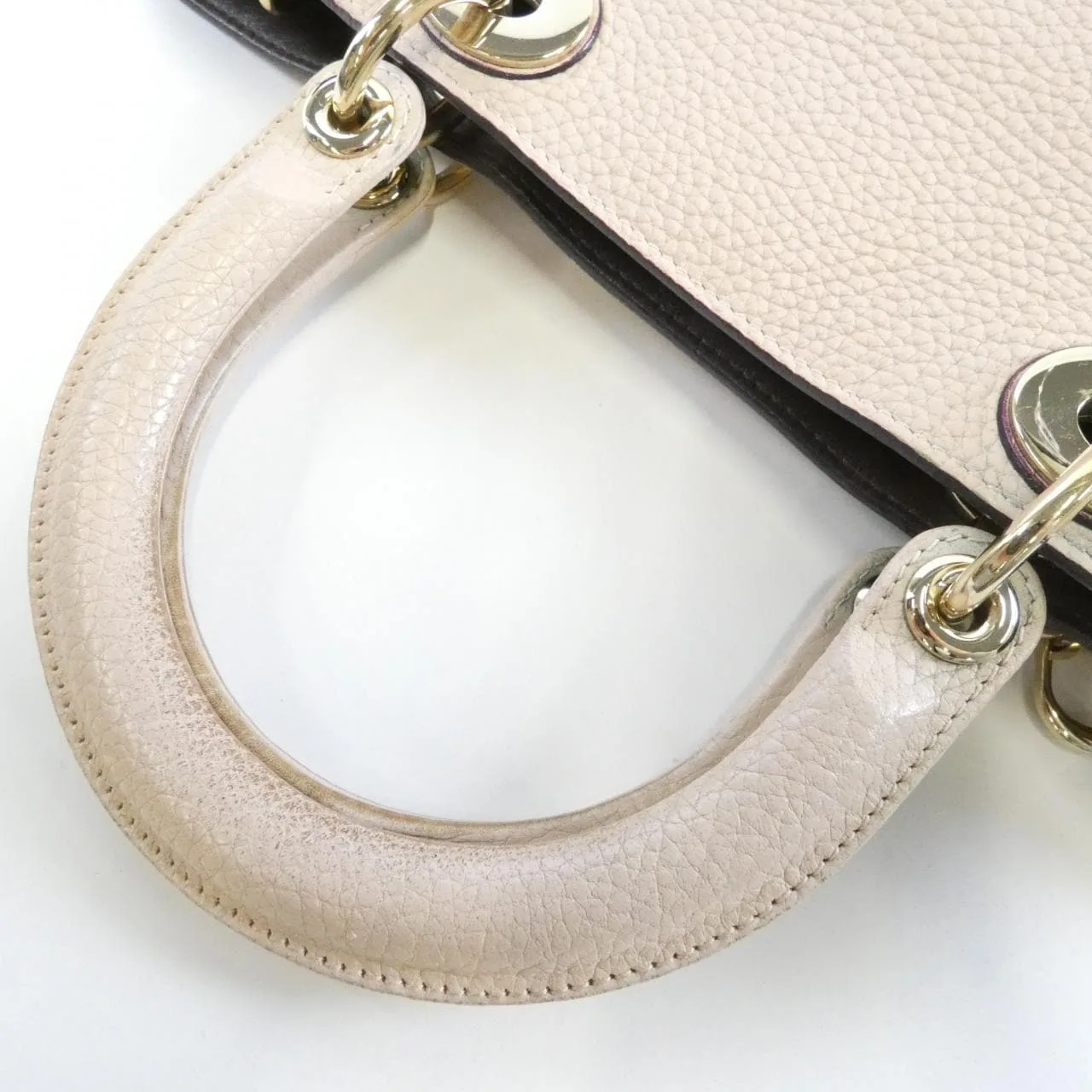 DIOR M0902OTRL 手提包 皮革 黑色 皮革 中古品B - 縮圖 5