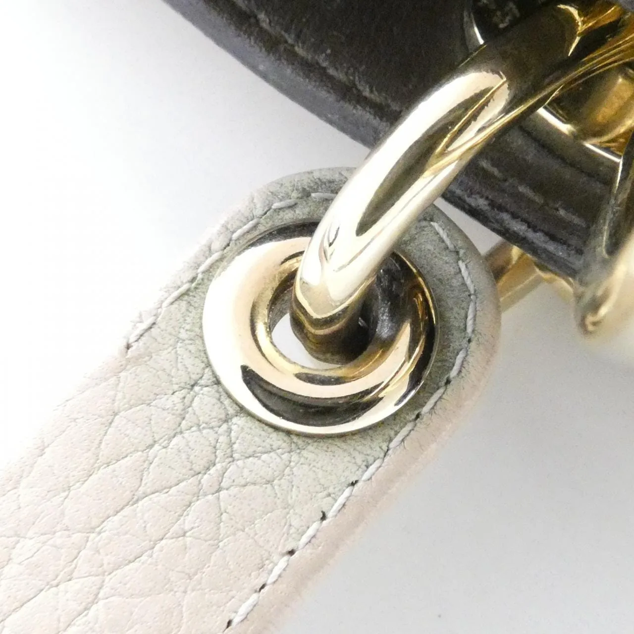 DIOR M0902OTRL 手提包 皮革 黑色 皮革 中古品B - 縮圖 7