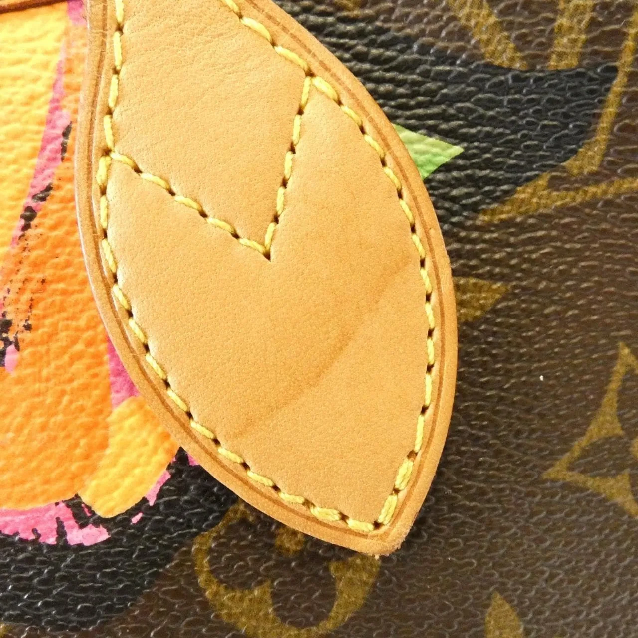 LOUIS VUITTON Neverfull M48613 Tote Monogram 黑色 Monogram 中古品B - 縮圖 7