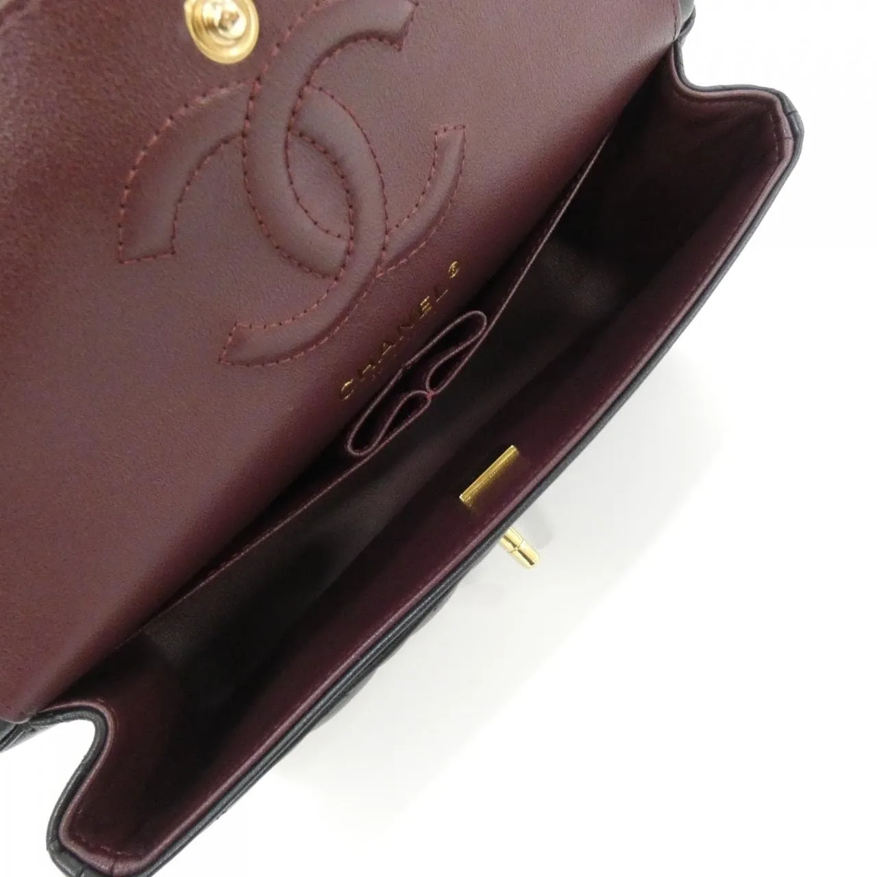 CHANEL Matelasse 1113 Shoulder Lambskin Black Lambskin Rank A - Thumbnail 8