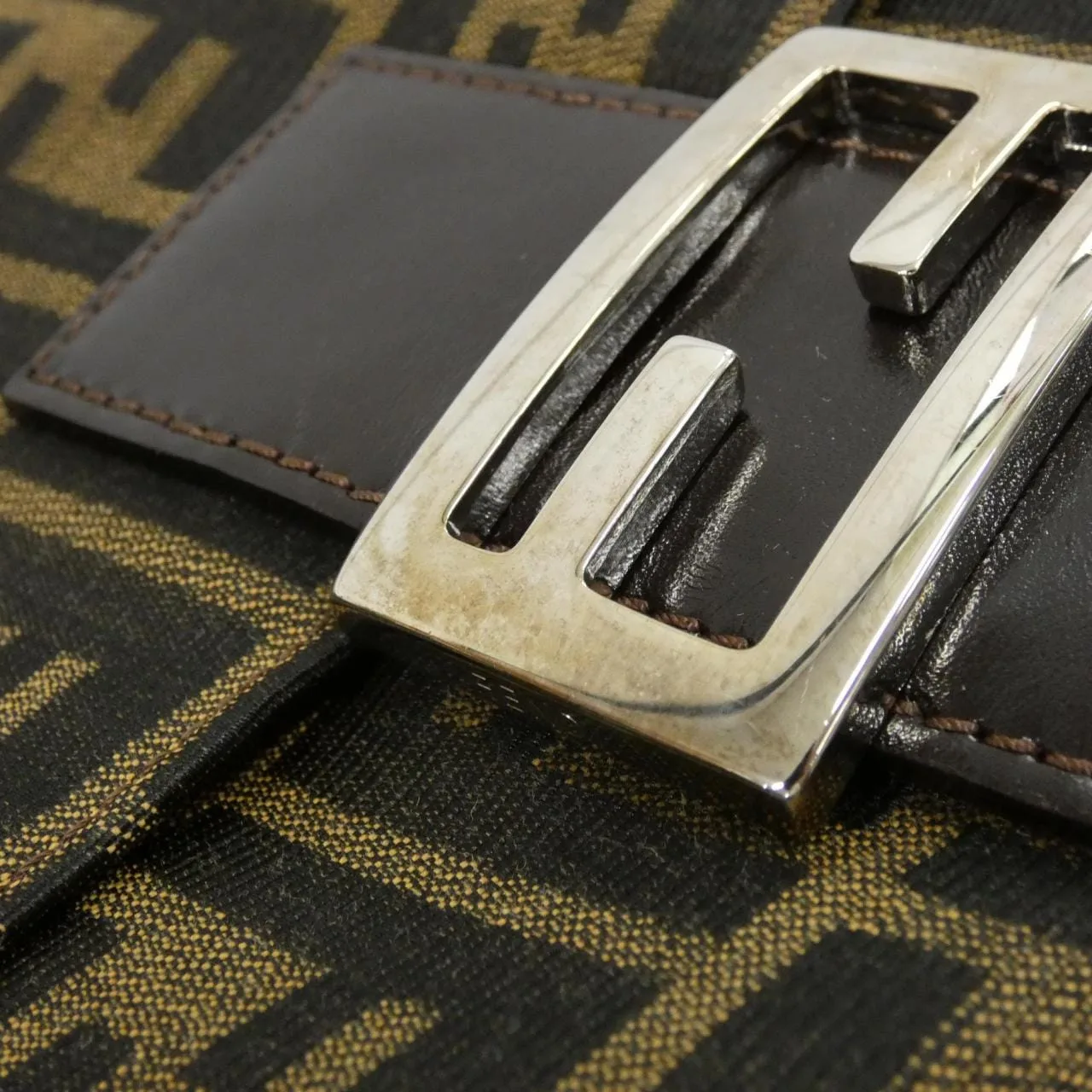 FENDI Baguette 26325 Shoulder Canvas Black Canvas Rank A - Thumbnail 4