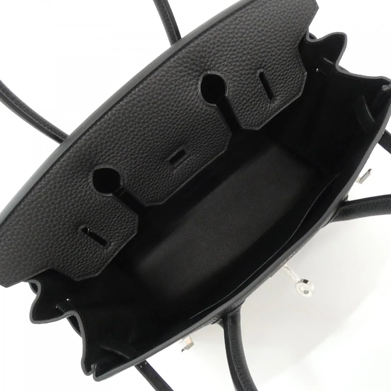 HERMES Birkin 030520CK Handbag Togo Black Togo Leather Unused - Thumbnail 6