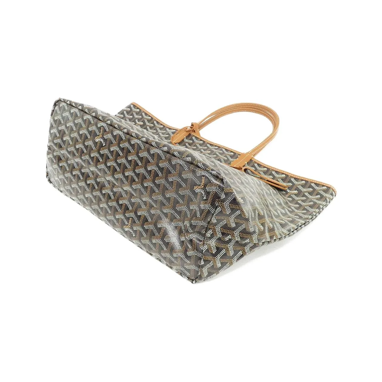 GOYARD Saint Louis AMA LOUIS PM Tote Canvas 黑色 帆布 未使用品 - 縮圖 3