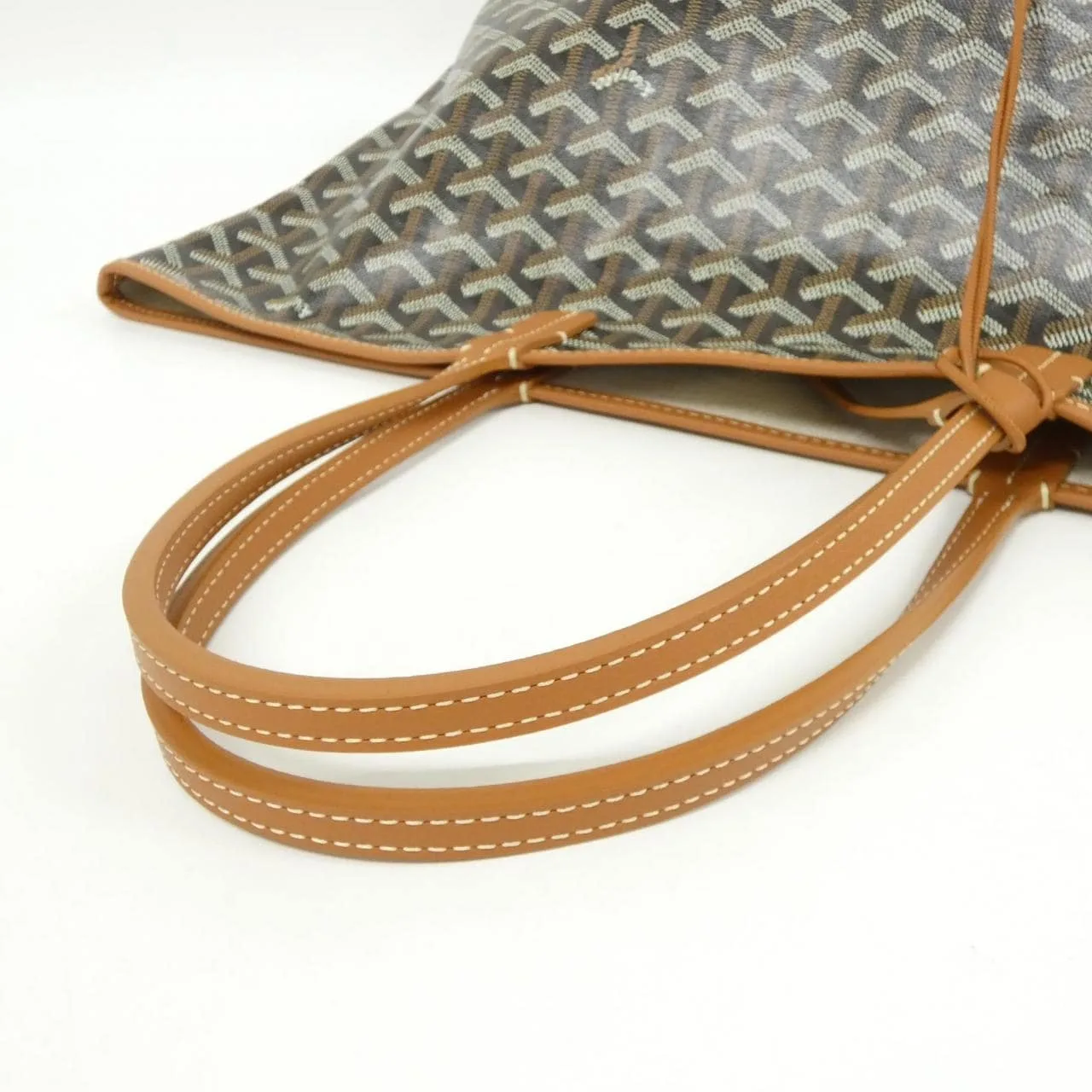 GOYARD Saint Louis AMA LOUIS PM Tote Canvas 黑色 帆布 未使用品 - 縮圖 4