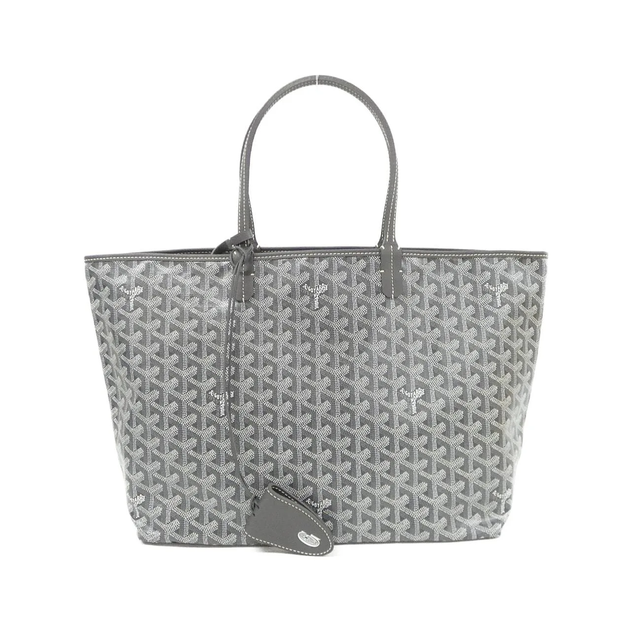 GOYARD Saint Louis AMA LOUIS PM Tote Canvas Grey