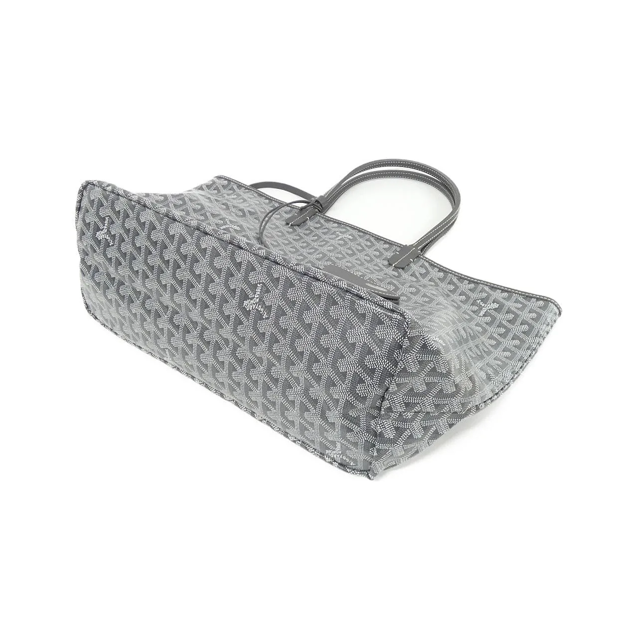 GOYARD Saint Louis AMA LOUIS PM Tote Canvas 灰色 帆布 未使用品 - 縮圖 3