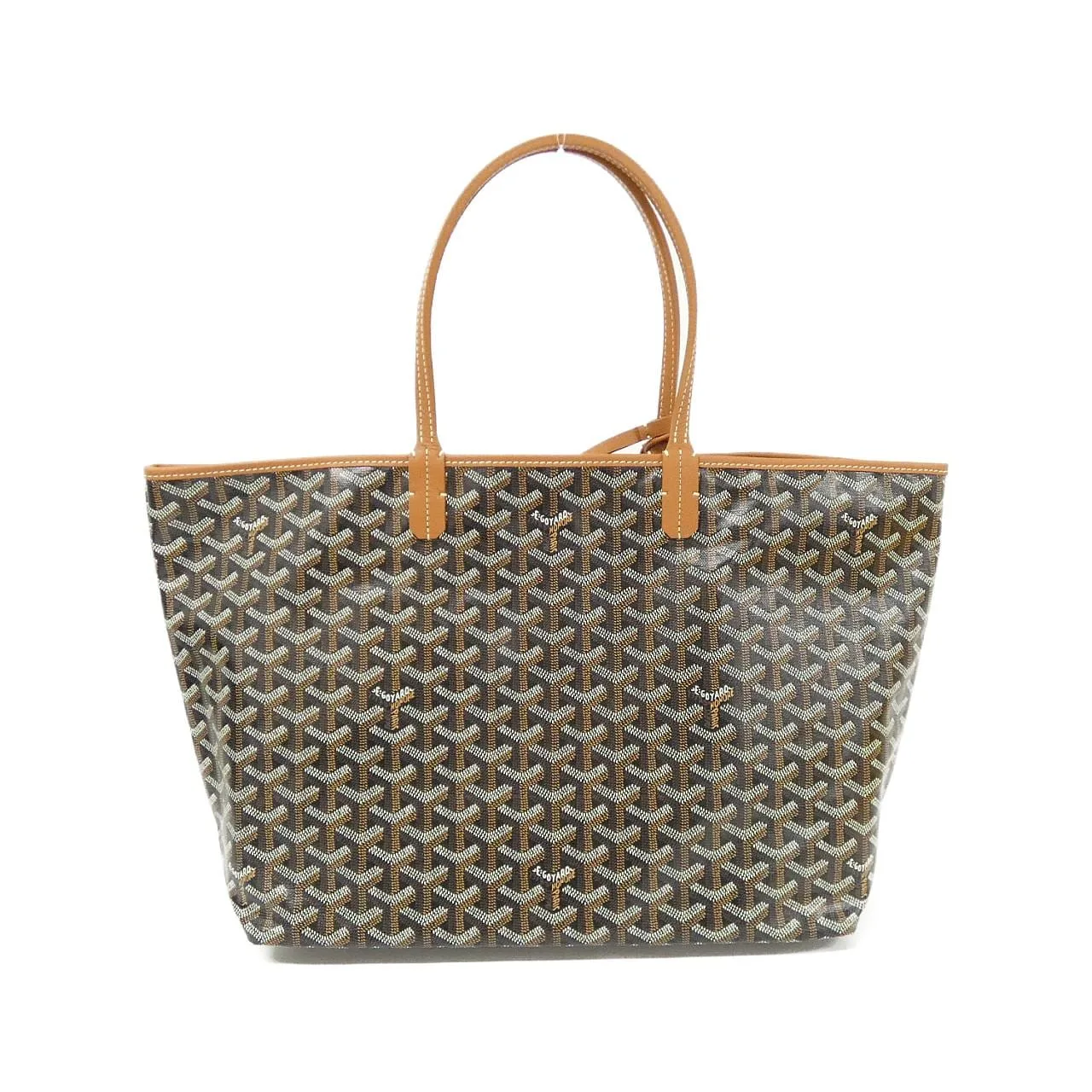 GOYARD Saint Louis AMA LOUIS PM Tote Canvas 黑色 帆布 未使用品 - 縮圖 2