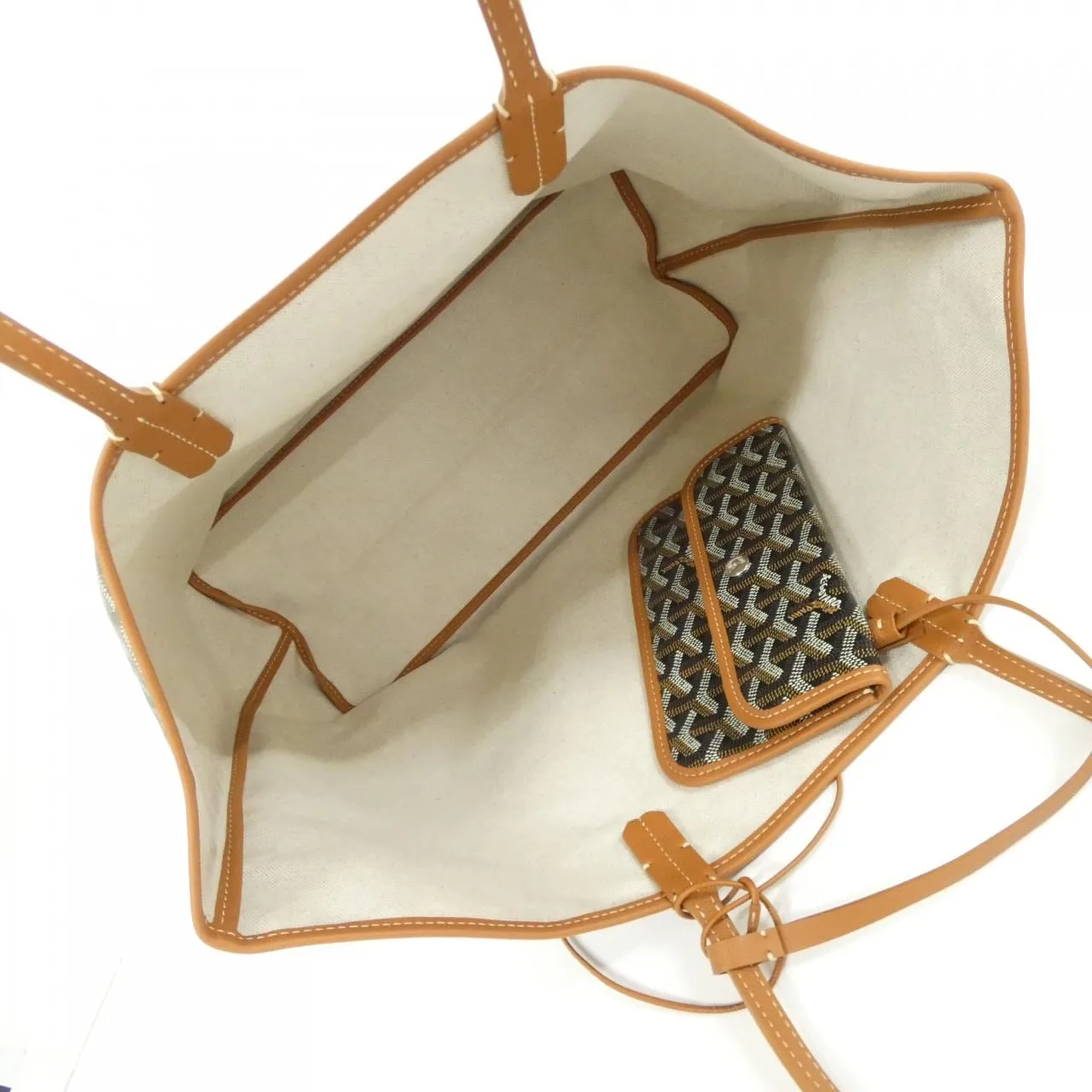 GOYARD Saint Louis AMA LOUIS PM Tote Canvas 黑色 帆布 未使用品 - 縮圖 5