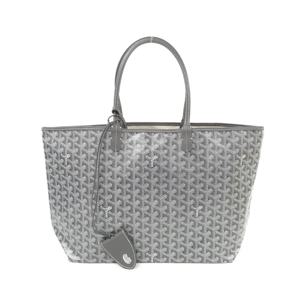 GOYARD Saint Louis AMA LOUIS PM Tote Canvas Grey