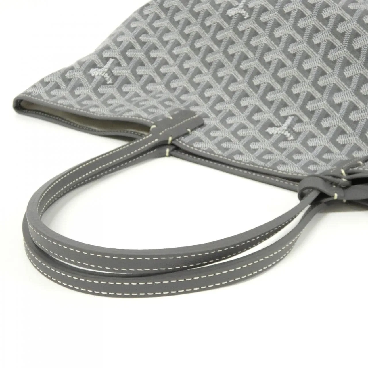 GOYARD Saint Louis AMA LOUIS PM Tote Canvas 灰色 帆布 未使用品 - 縮圖 4