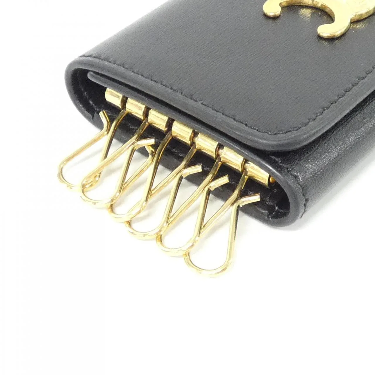 CELINE 10L813DPV Key Case 黑色 中古品A - 縮圖 2