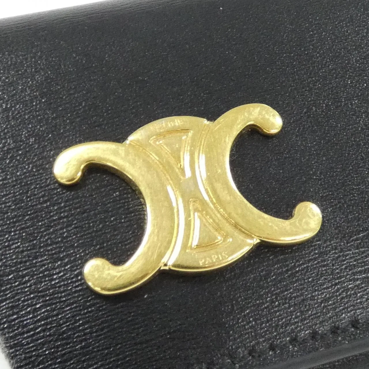 CELINE 10L813DPV Key Case 黑色 中古品A - 縮圖 3