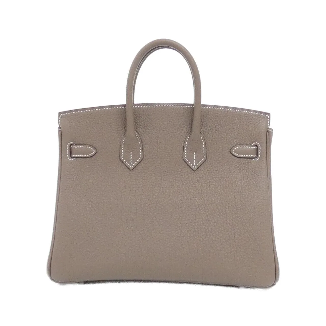 HERMES Birkin 041344CK Handbag Togo Etoupe Togo Leather Rank A - Thumbnail 2