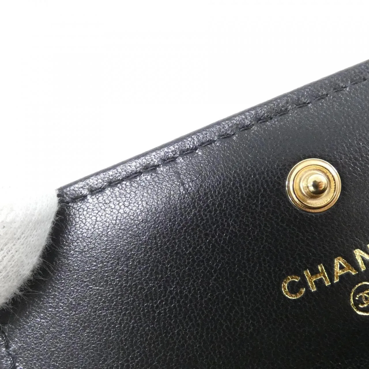 CHANEL Chanel 19 AP1790 Card Case Lambskin 黑色 羊皮 中古品A - 縮圖 6