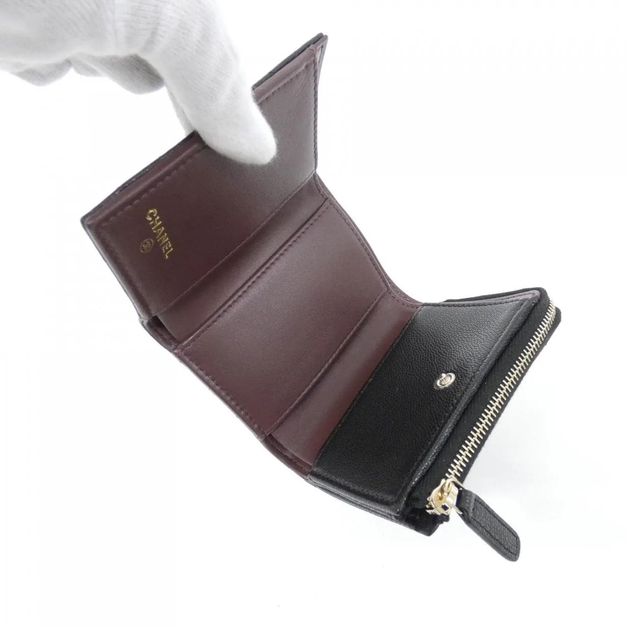 CHANEL Timeless Classic AP3177 Wallet Grained Calfskin
