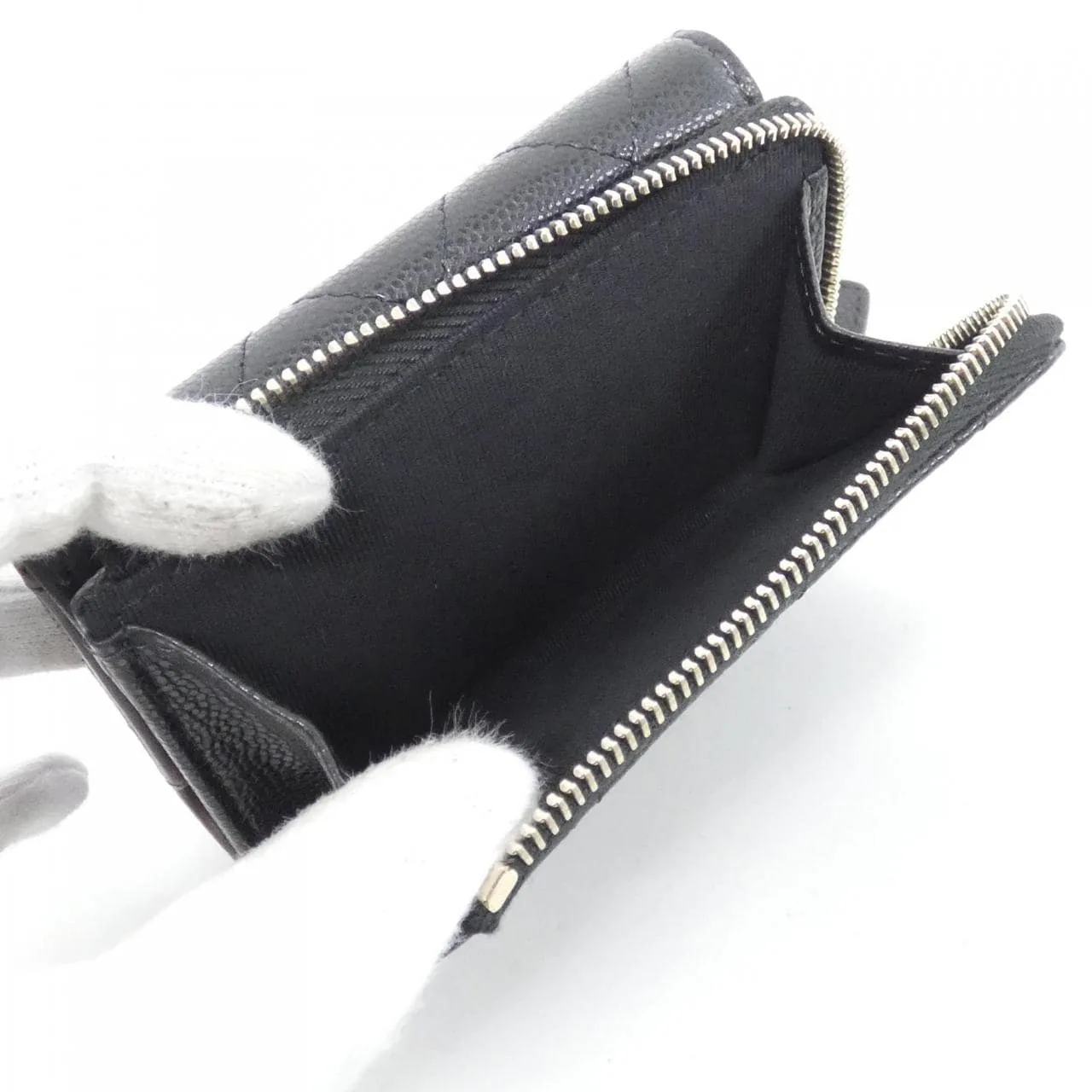CHANEL Timeless Classic AP3177 Wallet Grained Calfskin