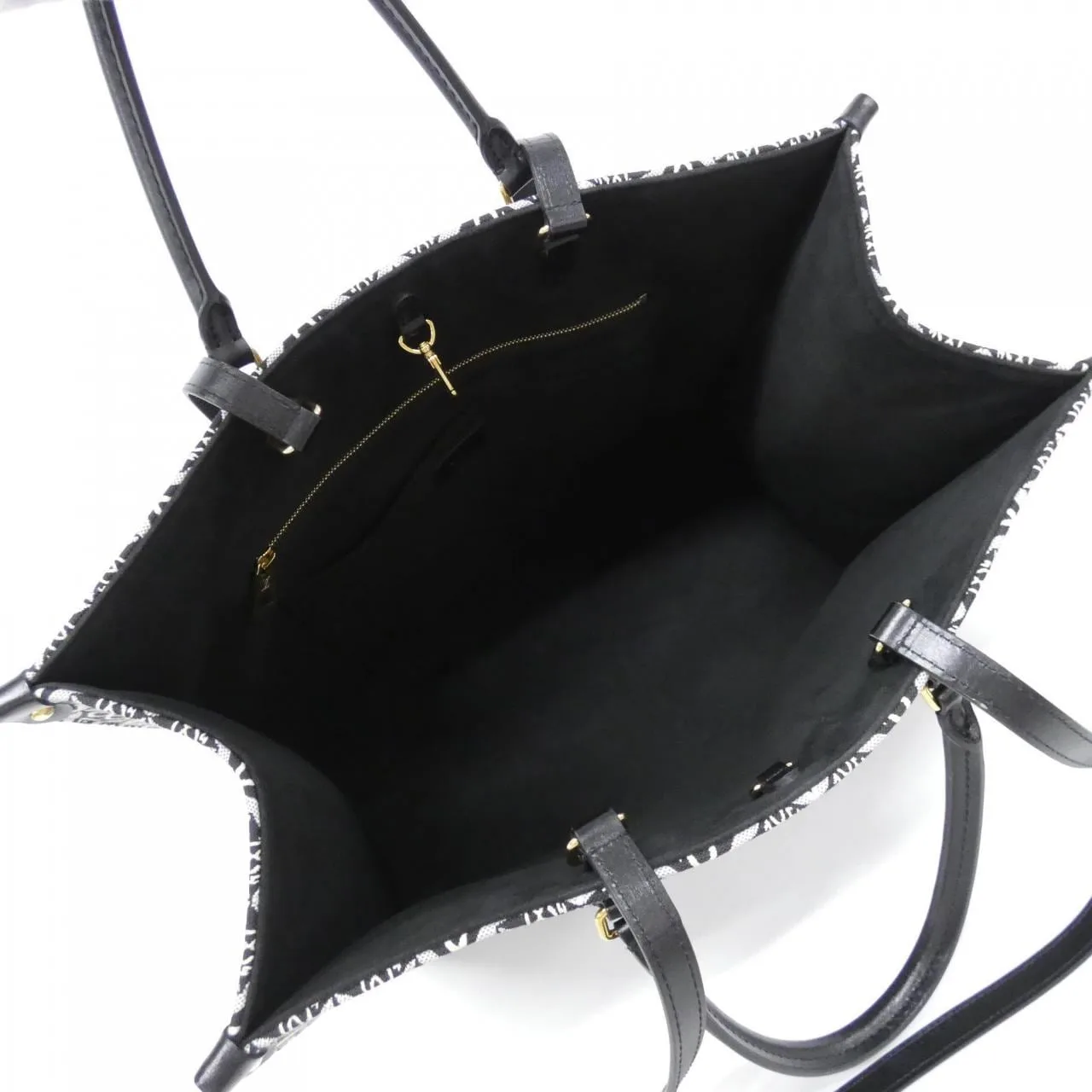 LOUIS VUITTON OnTheGo M57207 Handbag 黑色 中古品A - 縮圖 7