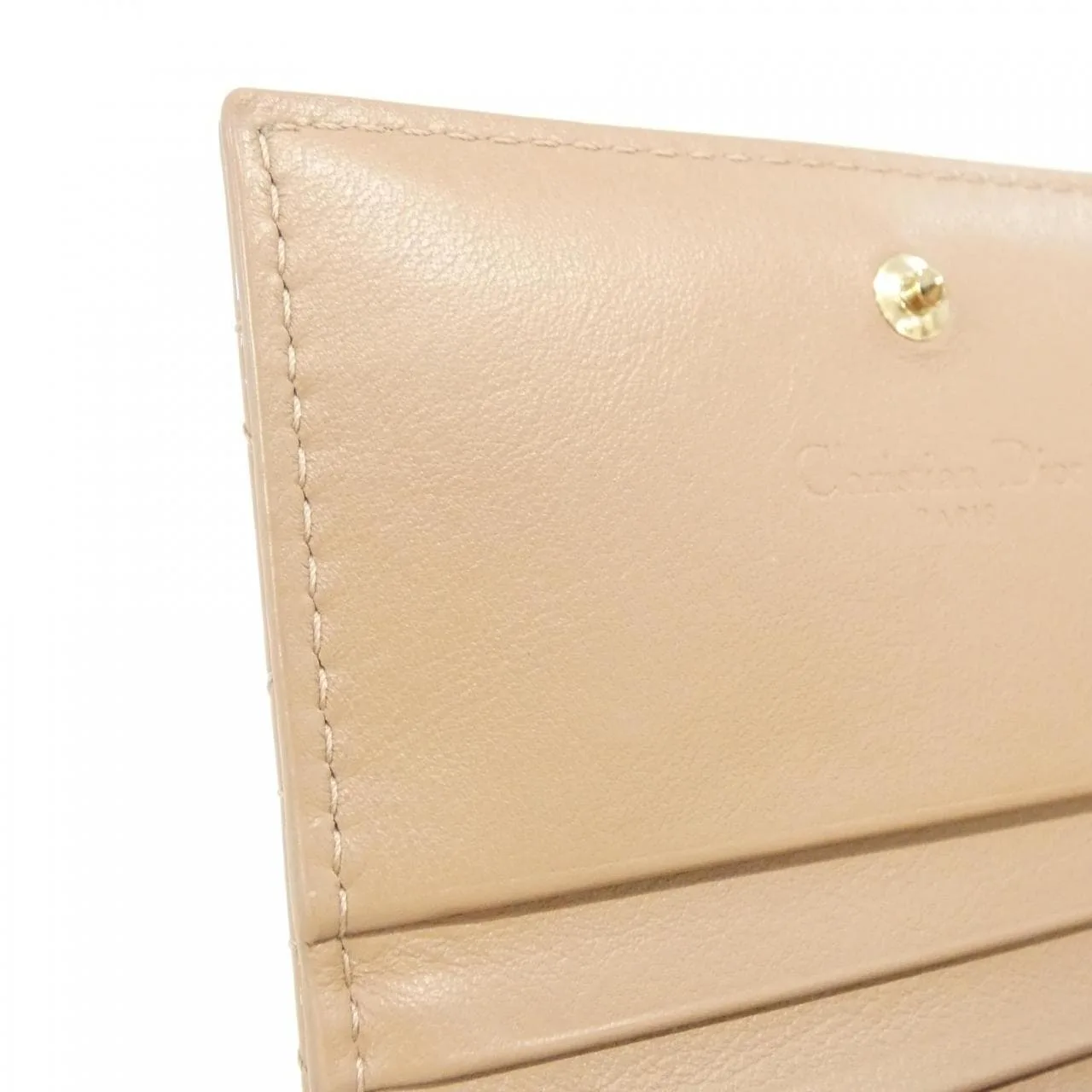 DIOR Lady Dior S0178OVRB 銀包 漆皮 黑色 漆皮 中古品A - 縮圖 7